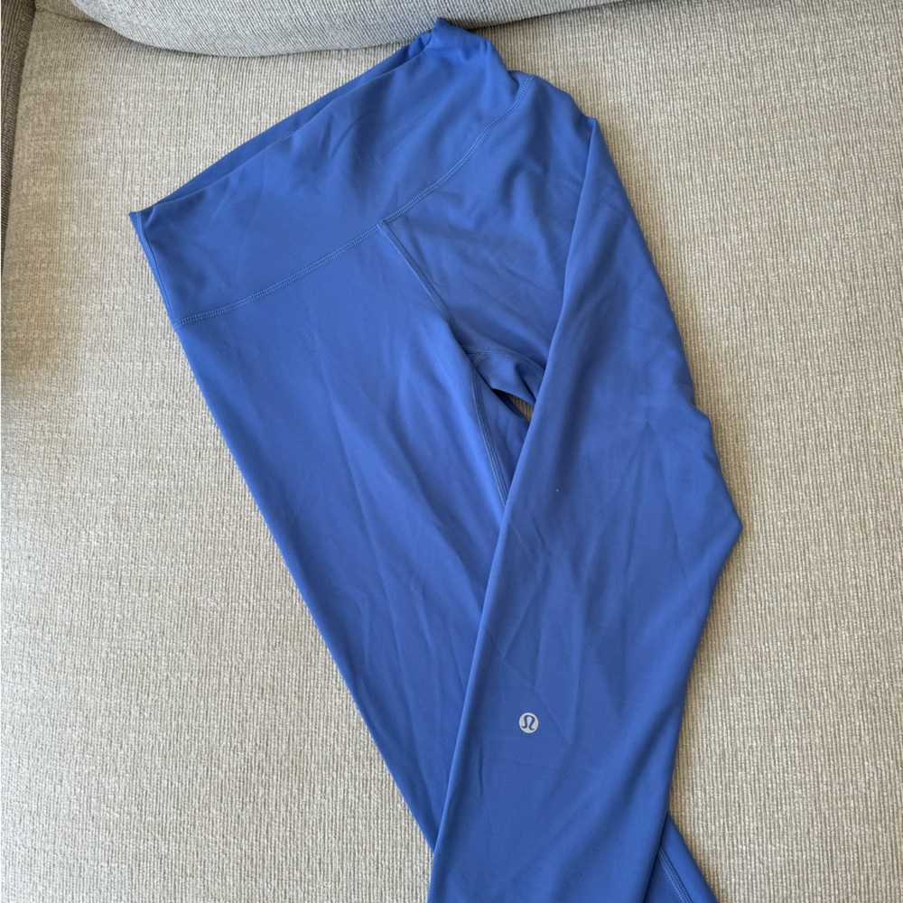 Lulu Lemon Baby blue Fast and Free High-Rise Tight 25” Pockets (NO Pockets)